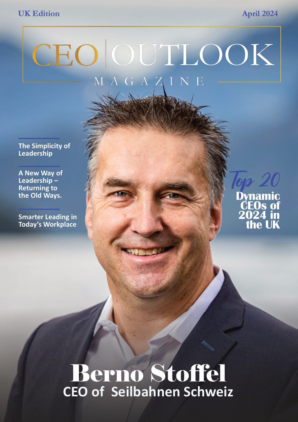 Berno Stoffel on the April 2024 cover