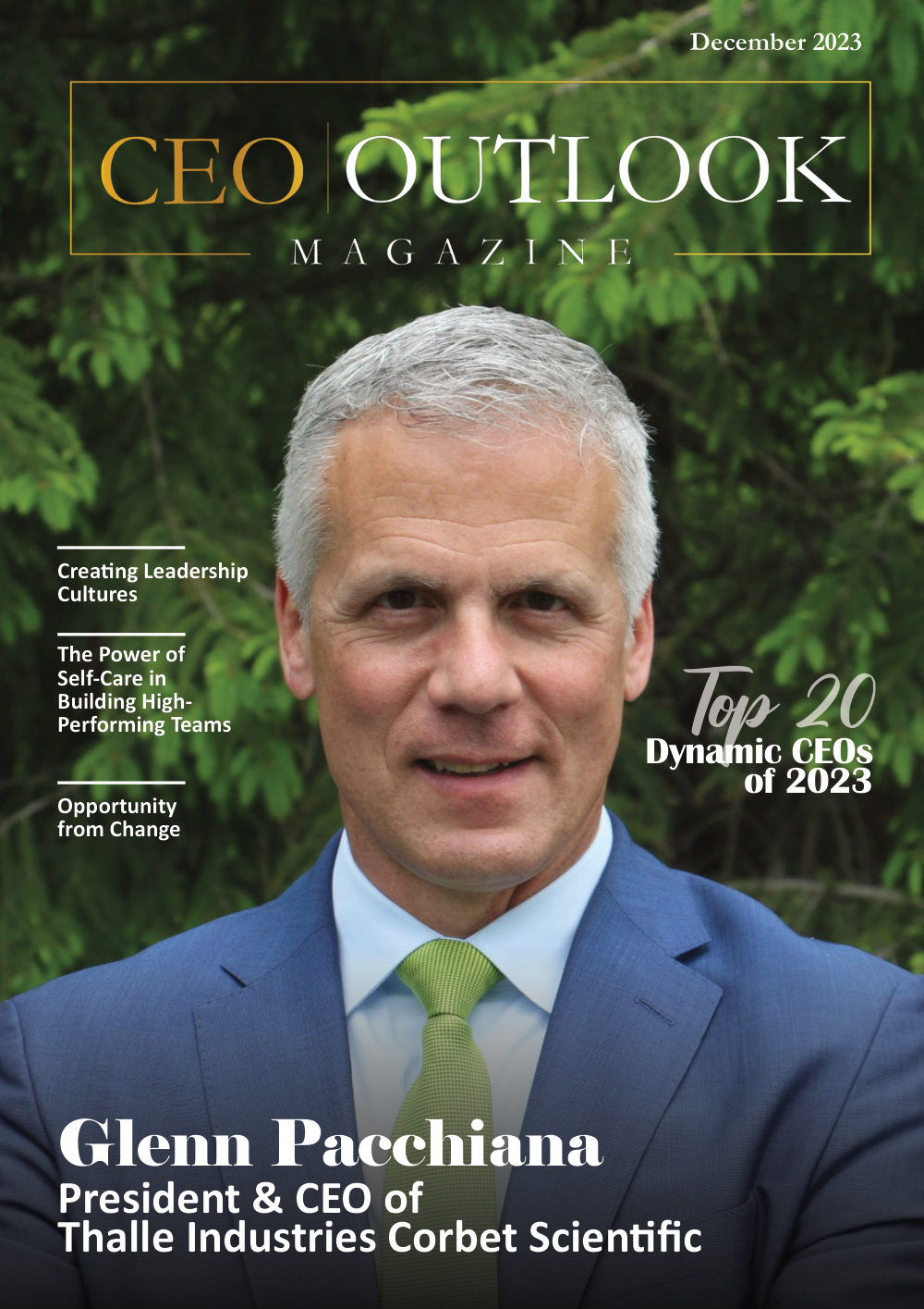 Glenn Pacchiana on the December 2023 cover