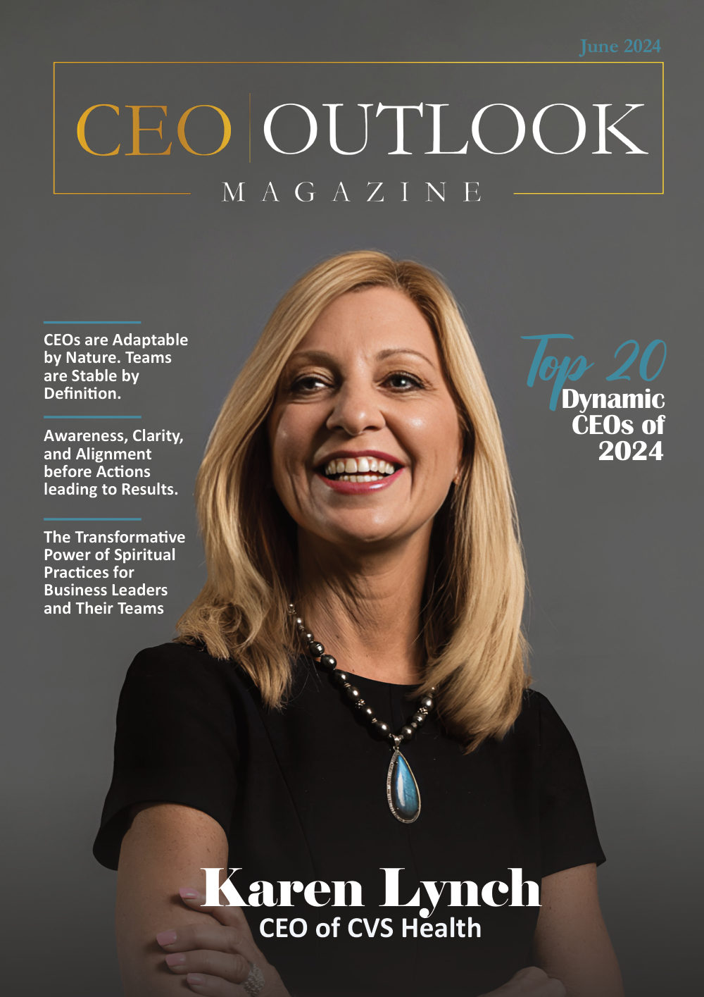 Karen Lynch on the June 2024 cover