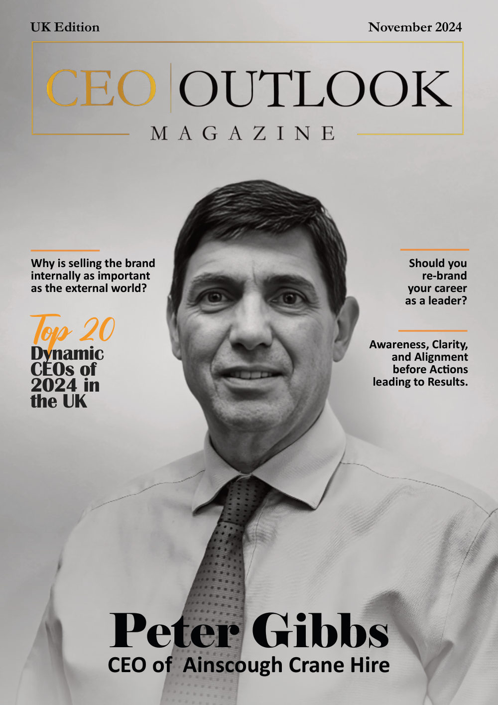 Peter Gibbs on the November 2024 cover
