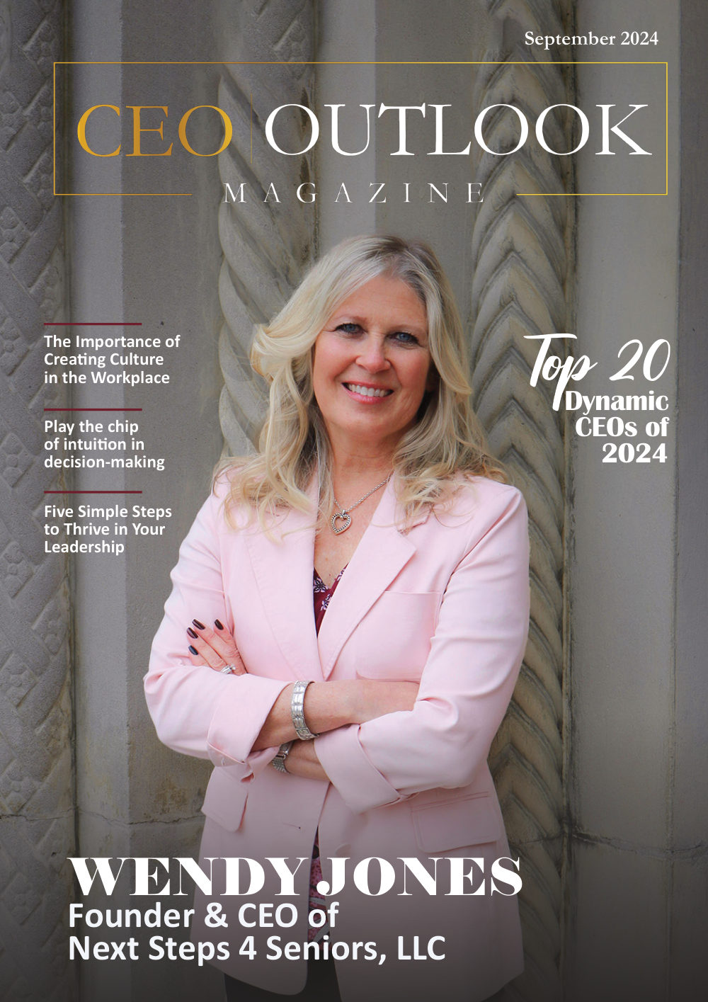 Wendy Jones on the September 2024 cover