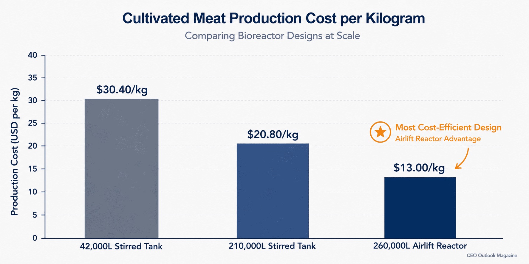 Alternative Proteins' Manufacturing Cost Problem