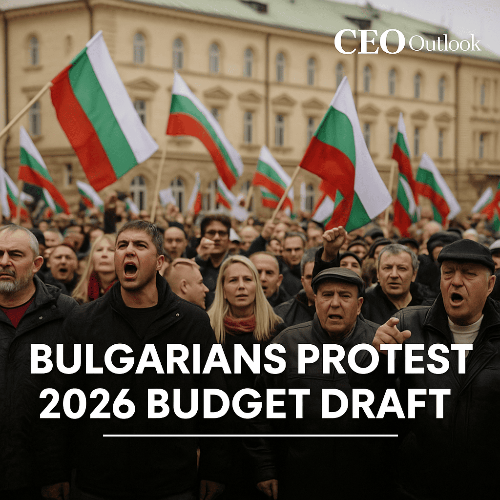 Bulgarians Protest 2026 Budget Draft as Tax Hikes Trigger Nationwide Unrest