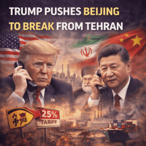 Trump pushes Beijing to break from Tehran